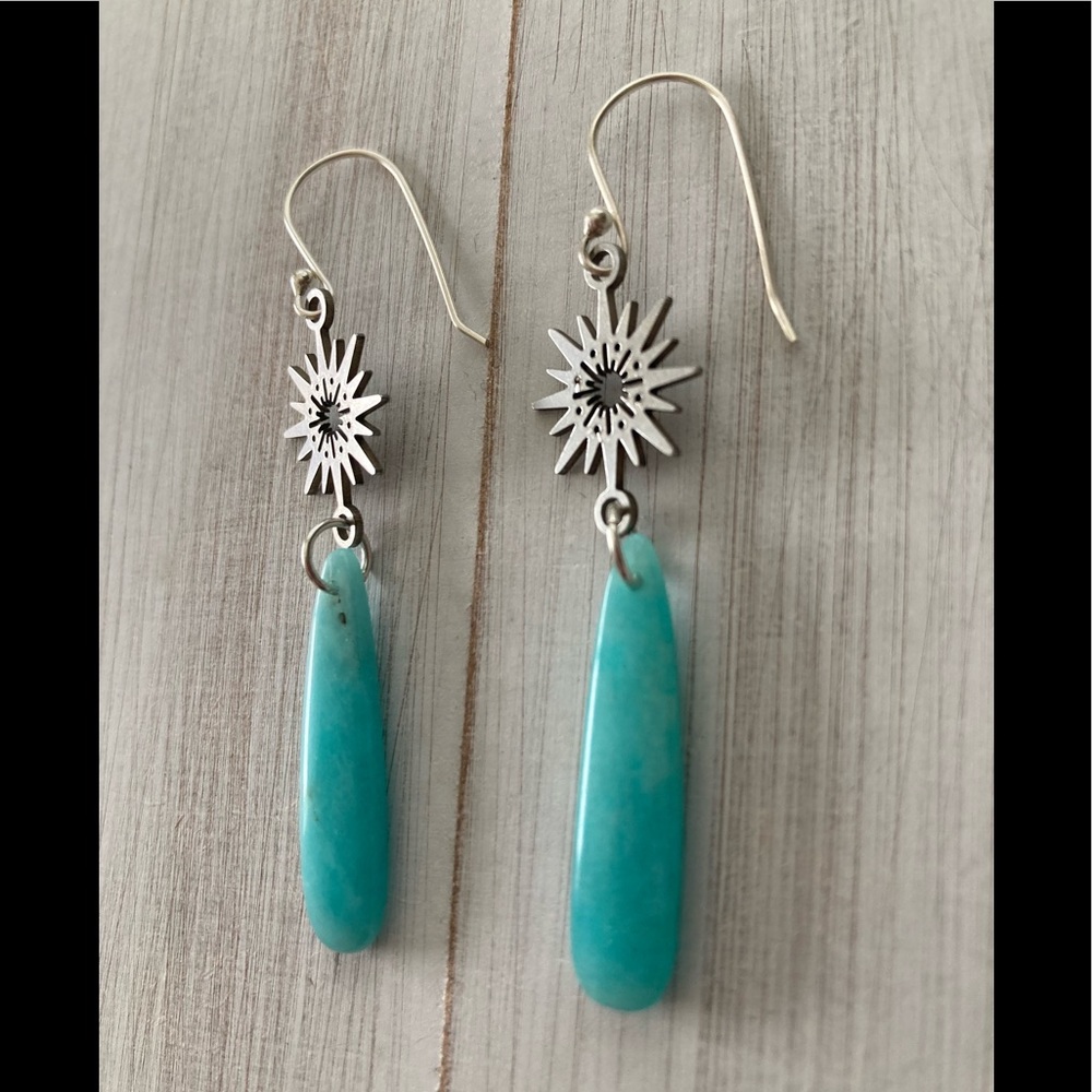 NWT Amazonite earrings